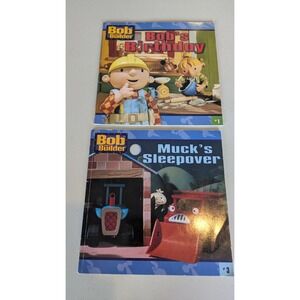 Kid books Bob the Builder 2 Readers 1 &3  Package Bob's Birthday Mucks Sleepover